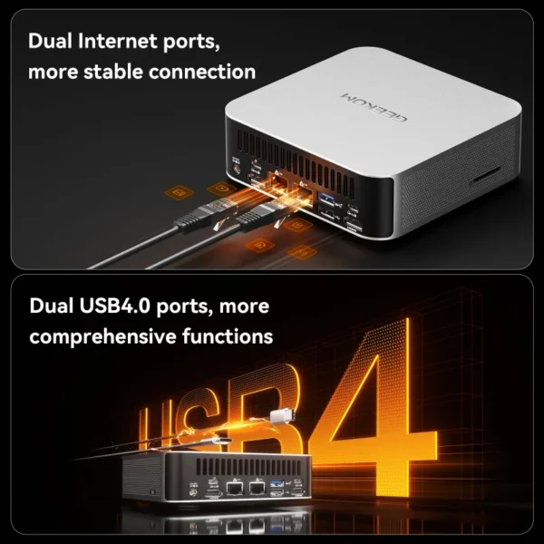 Geekom - A8 Max Mini PC AMD Ryzen™ 9 8945HS - Image 5
