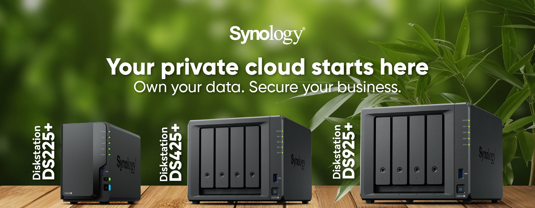 Synology DS225+, DS425+ and DS925+