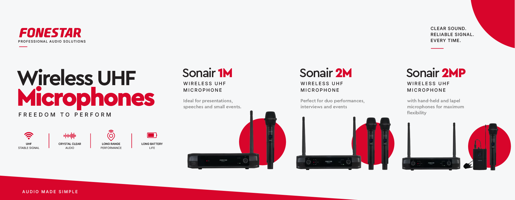 Fonestar - wireless UHF Microphones